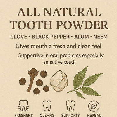 All Natural Tooth Powder ( 30 gms )