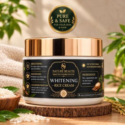 Whitening Rice Cream – Natural Brightening & Nourishing Face Cream (50 g)