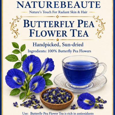 Butterfly Pea Flower Tea – Handpicked, Sun-Dried (50 g)