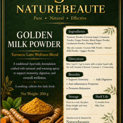 Golden Milk Powder – Turmeric Latte Wellness Blend (200 g)