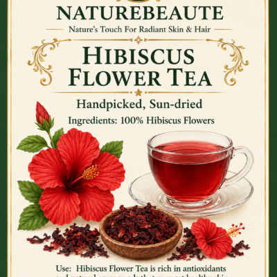 Hibiscus Flower Tea – Handpicked, Sun-Dried (50 g)
